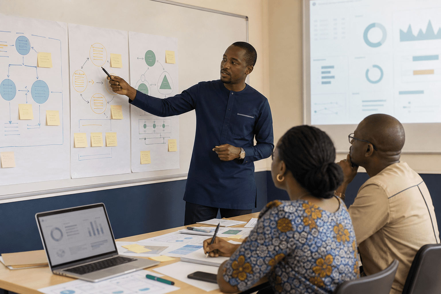 Atelier de travail sur la communication digitale d'une école privée